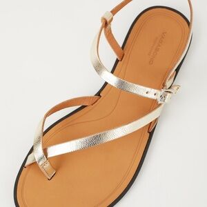 Vagabond Tia 2.0 Gold Sandals